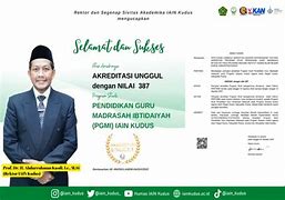 Akreditasi Iain Kudus Tahun 2022