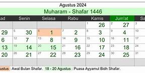 Bulan Agustus Islam